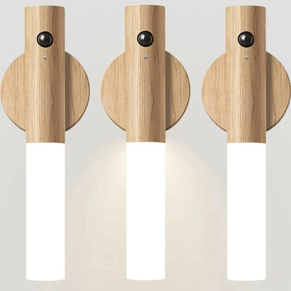 Luminária LED Magnética Sem Fio com Detecção de Movimento