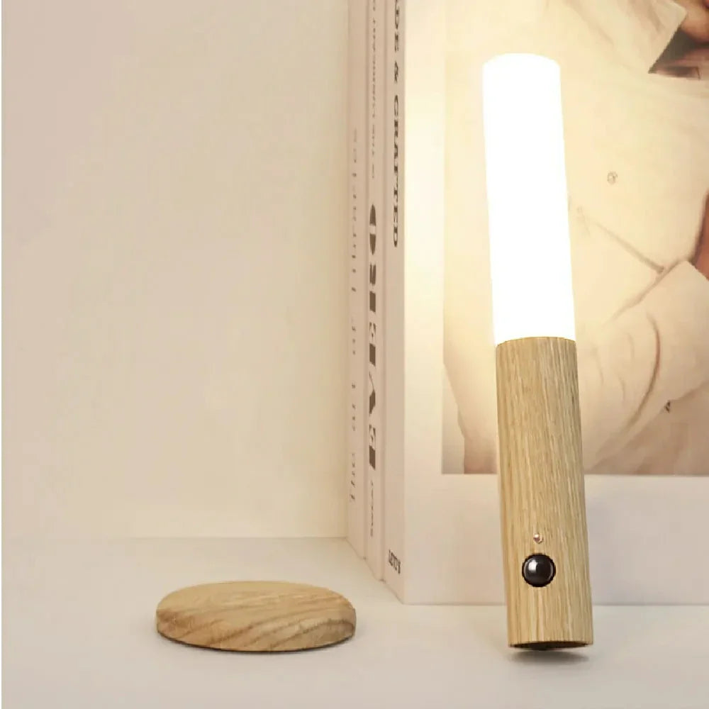 Luminária LED Magnética Sem Fio com Detecção de Movimento