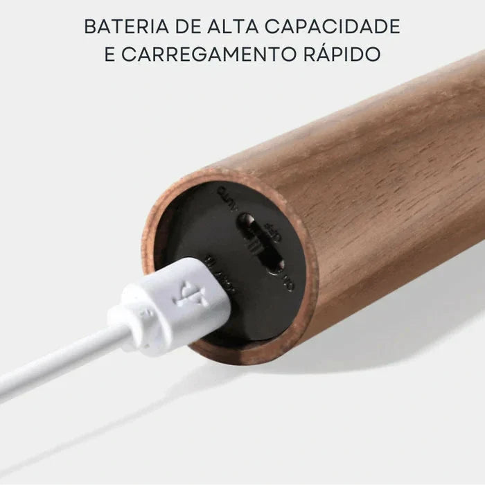 Luminária LED Magnética Sem Fio com Detecção de Movimento