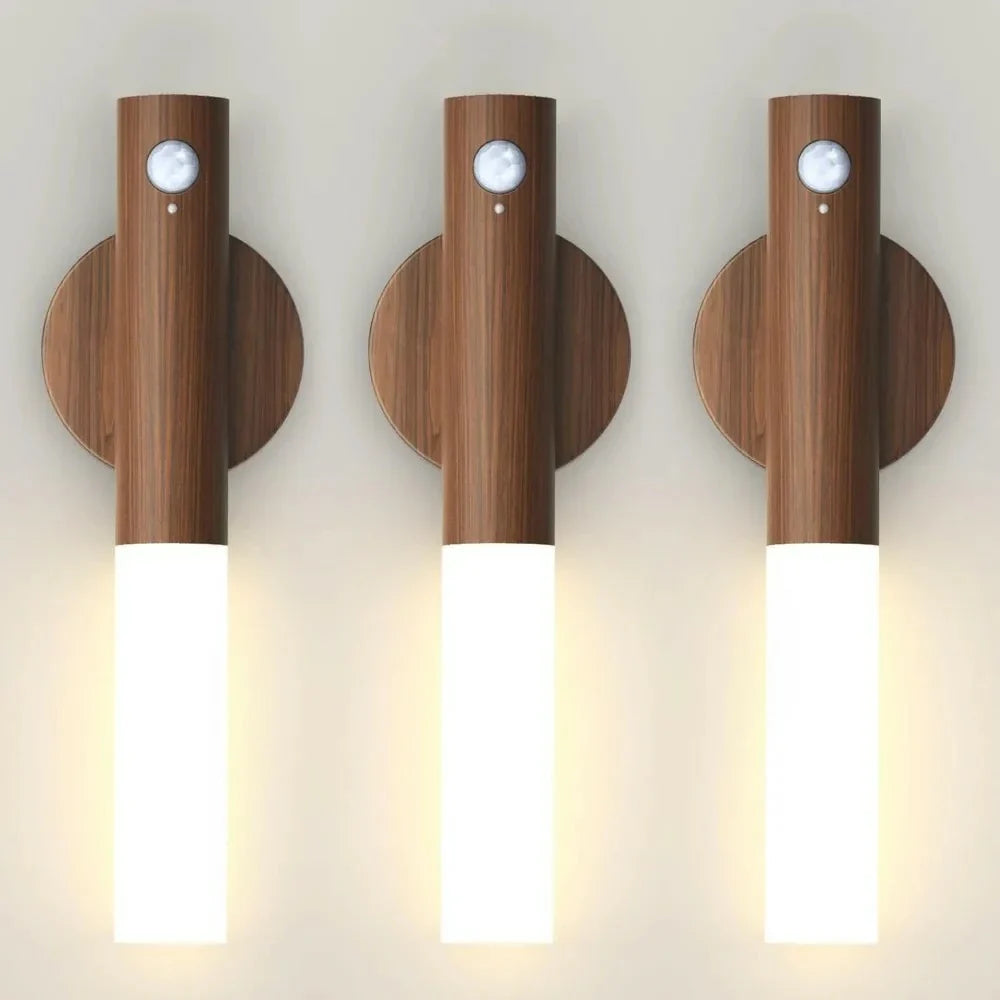 Luminária LED Magnética Sem Fio com Detecção de Movimento