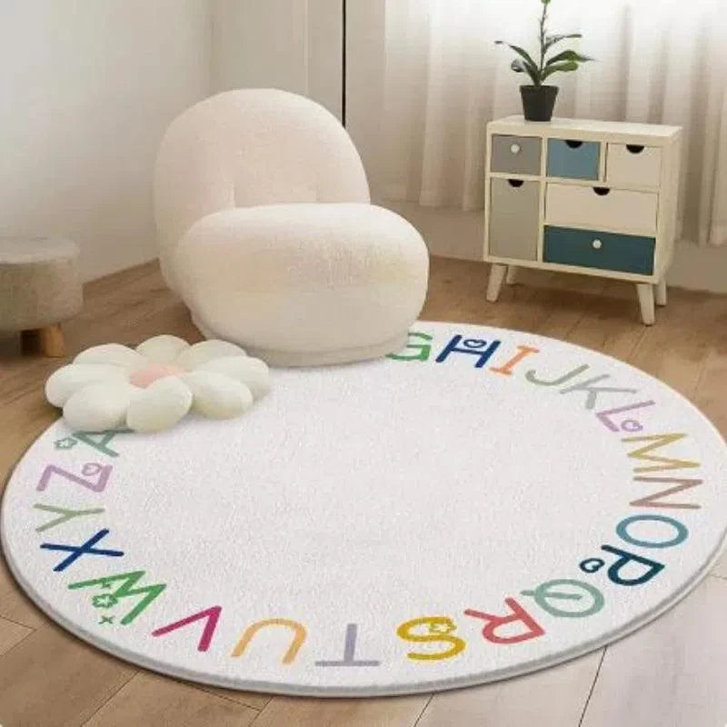 Tapete de Pelúcia com Alfabeto para Quarto Infantil