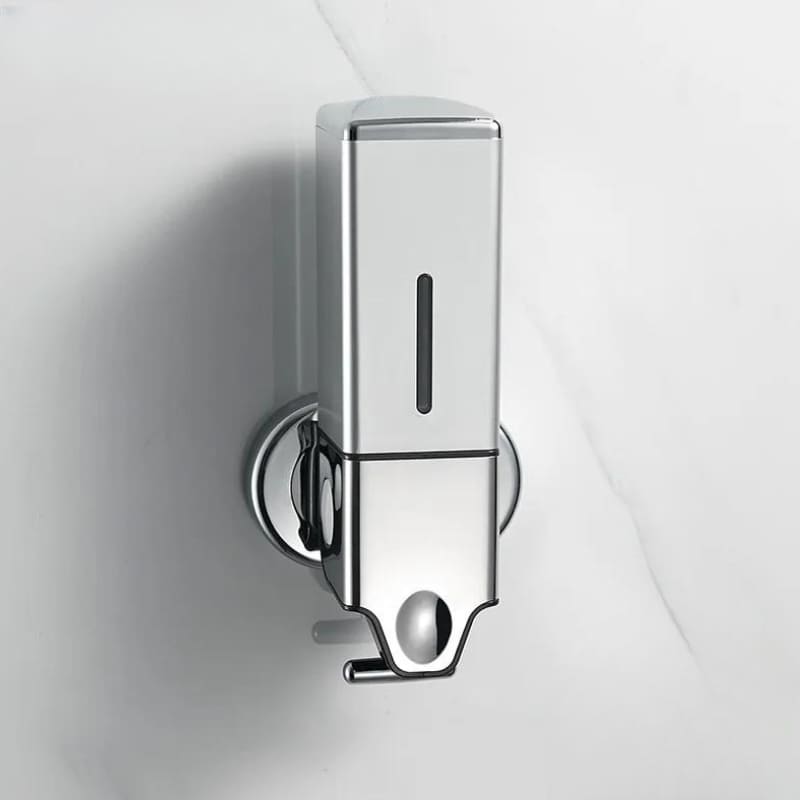 Dispenser de Sabonete Líquido Parede Shampoo Condicionador Quadrado